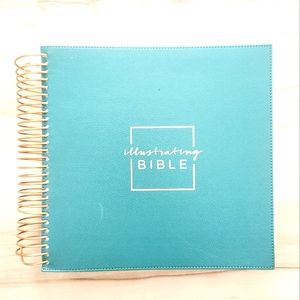 Illustrating Bible CSB Green by Dayspring  Leather Spiral Bound Book